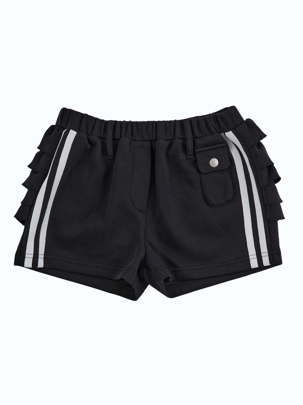 ヘルブラウ　フリルショートパンツ ブラック M フリルショートパンツ（BLACK） – HELL BLAU