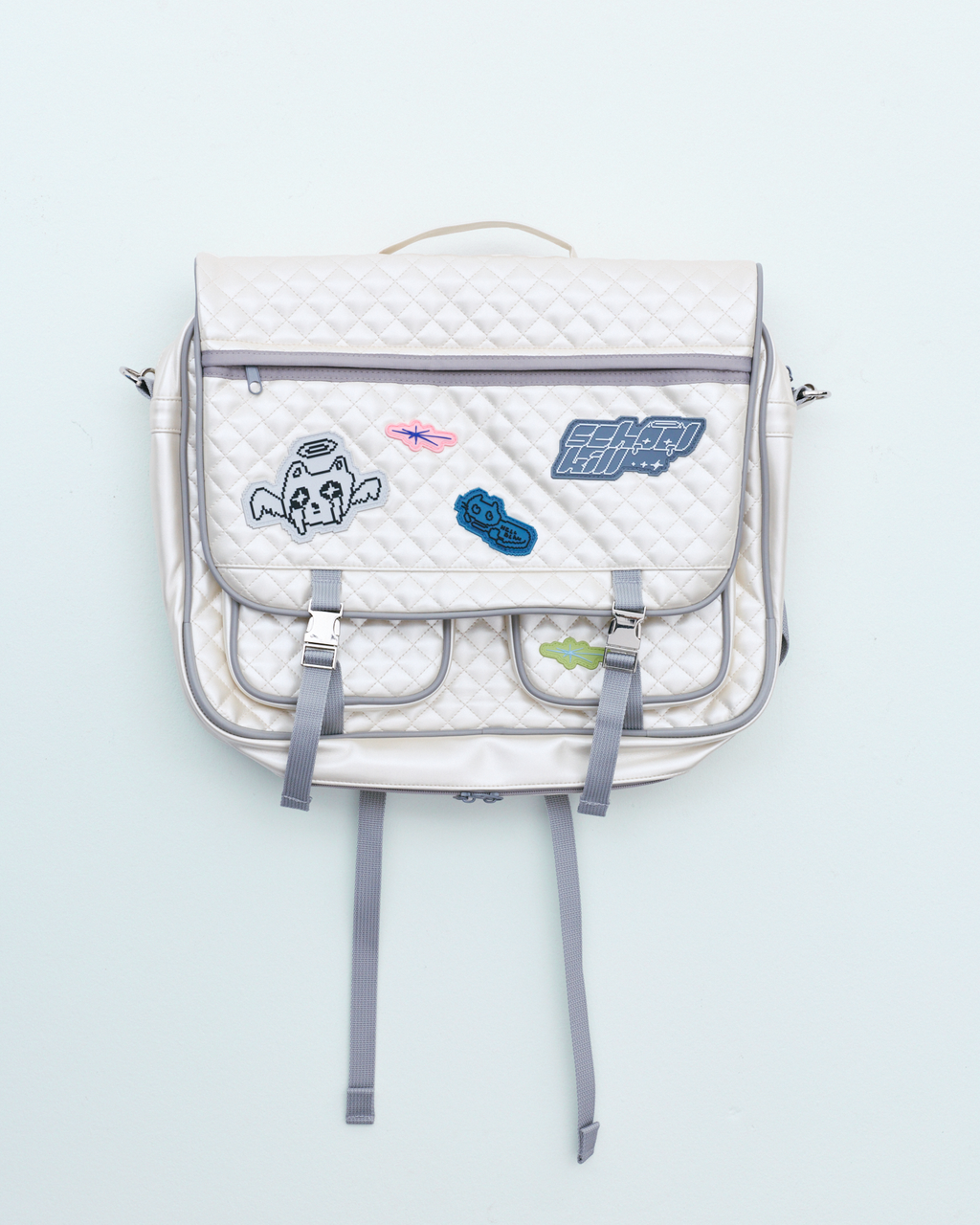 スクールバッグ(WHITE) – HELL BLAU スクールバッグ(WHITE) – HELL BLAU