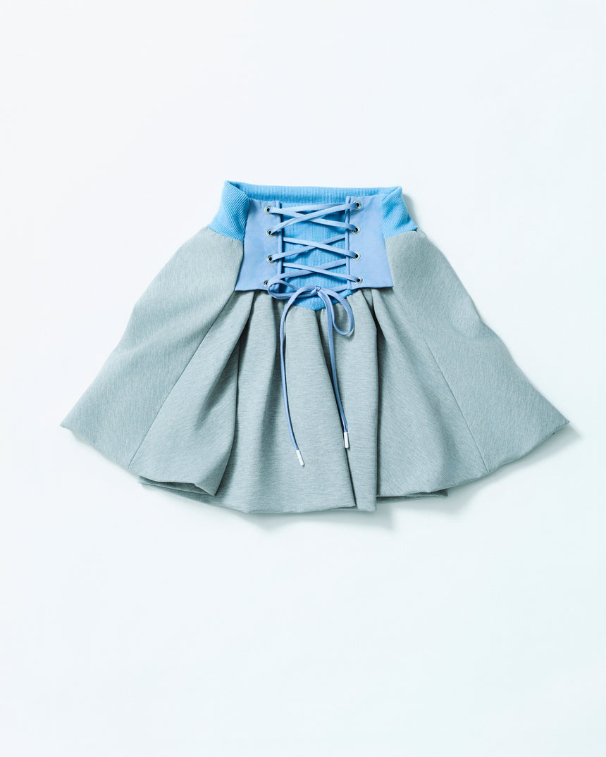 バックレースアップスカート（GRAY）