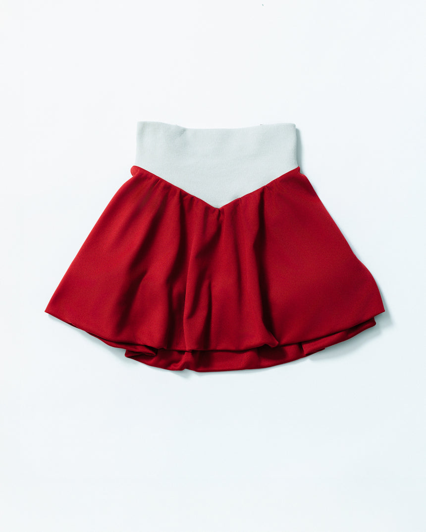 バックレースアップスカート（RED）