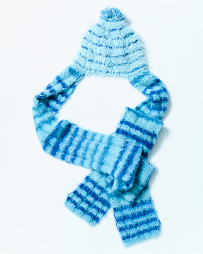 マフラーニットキャップ