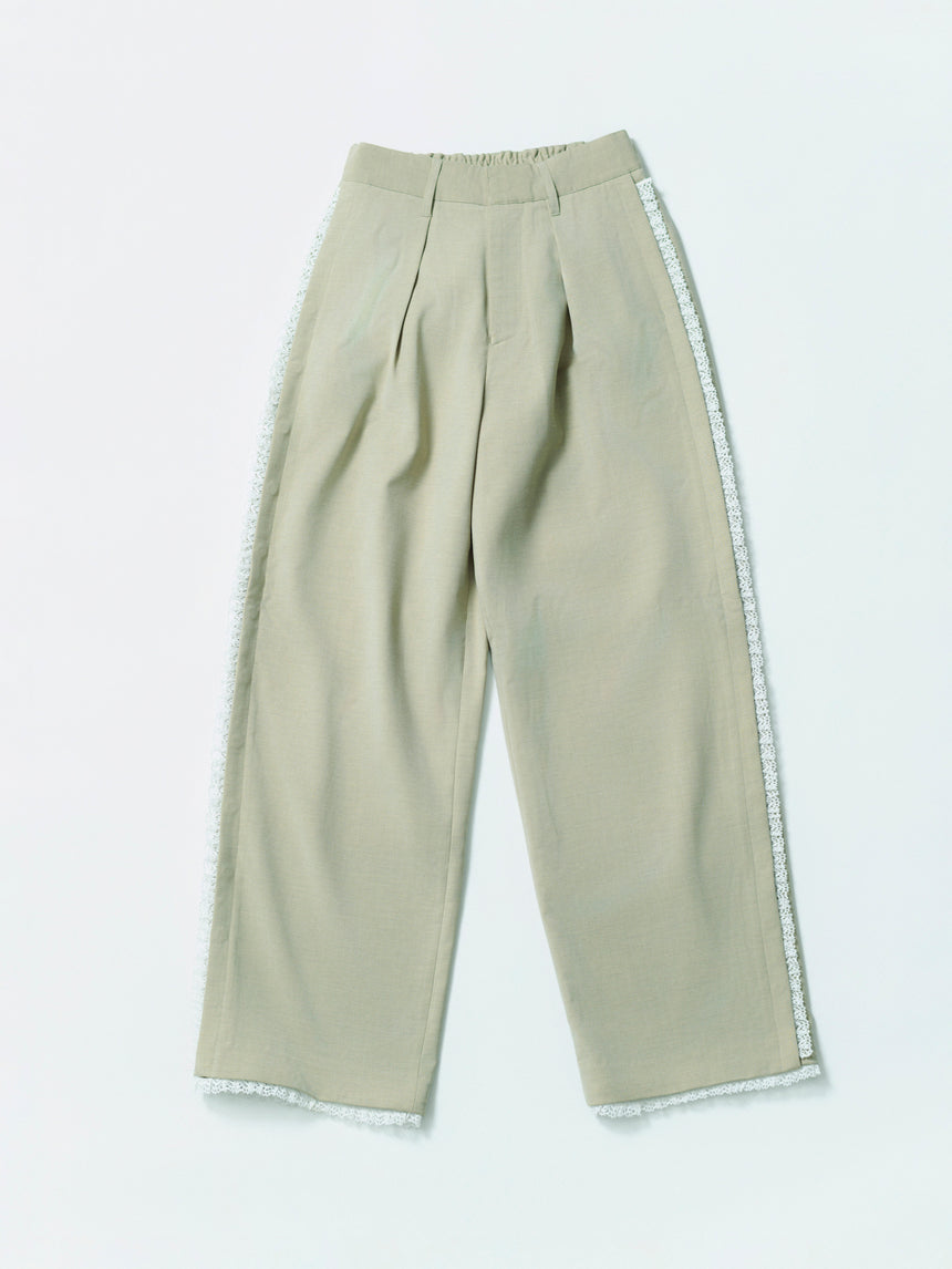 テーラードワイドパンツ（BEIGE）