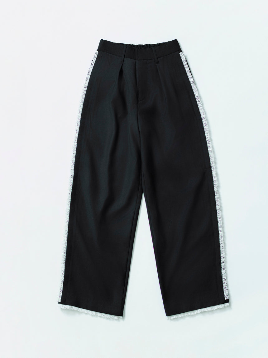 テーラードワイドパンツ（BLACK）