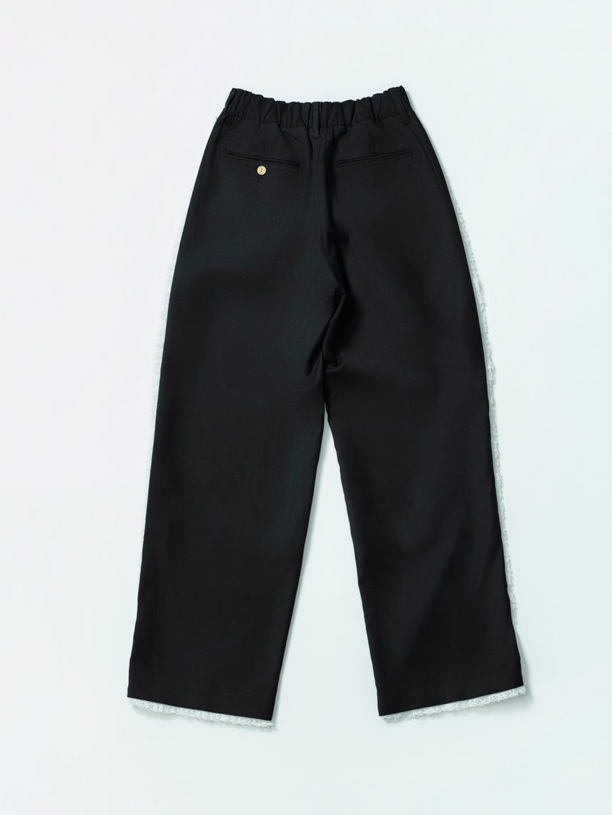テーラードワイドパンツ（BLACK）