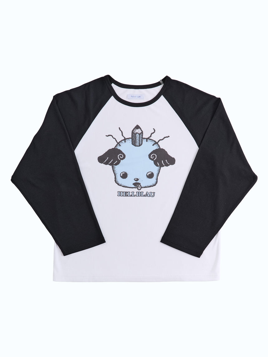 HBくんロングスリーブTシャツ（BLACK）