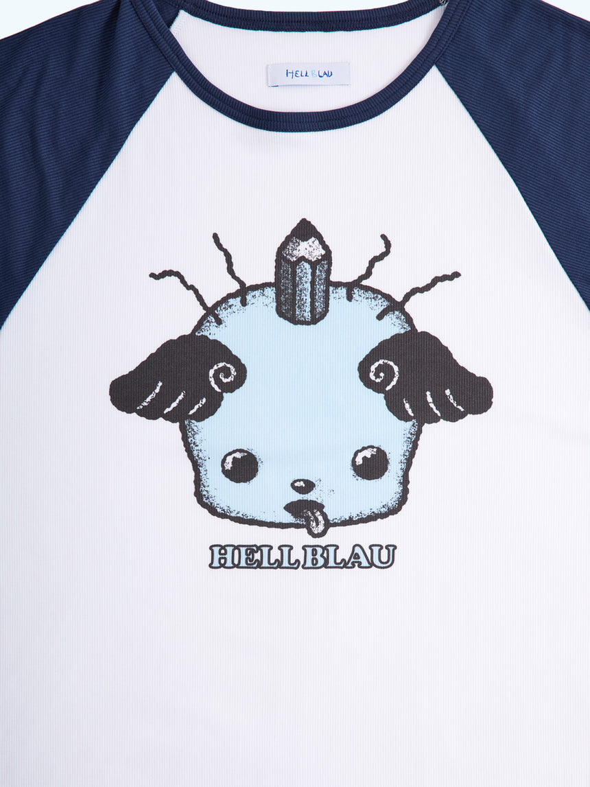 HBくんロングスリーブTシャツ（NAVY）