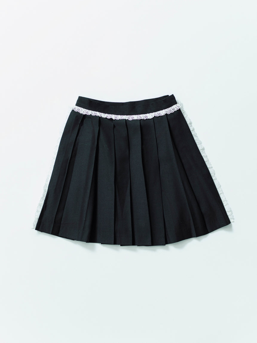 プリーツミニスカート（BLACK）
